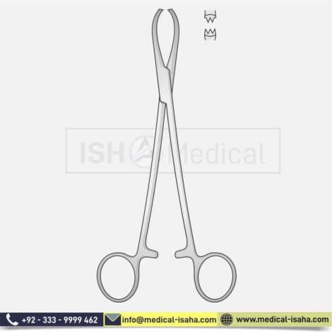 Handmade Littlewood Uterine Forceps 185 mm