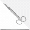 Operating Scissors Sharp Blunt 5.5 inch Straight Stainless Steel - ISAHA Medical