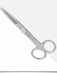 Operating Scissors Sharp Blunt 5.5 inch Straight Stainless Steel - ISAHA Medical