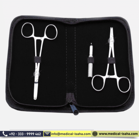 Buy Piercing Tools Kit Stainless Steel 3pcs ISAHA Medical