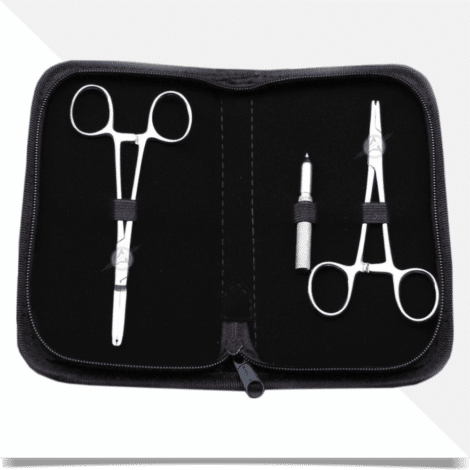 Piercing Tools Kit Stainless Steel 3pcs ISAHA Medical