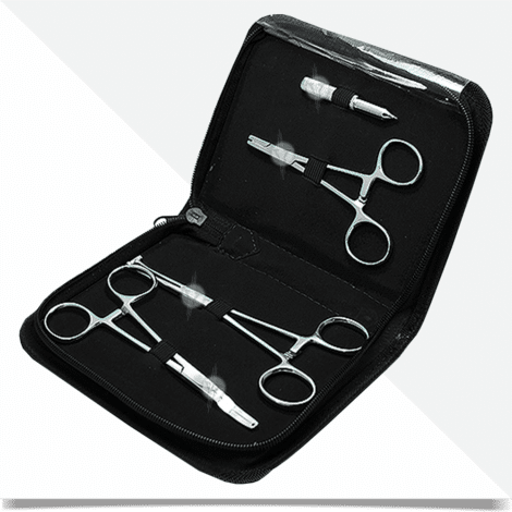 Piercing and Tattoo tools kit 4 pcs ISAHA Medical