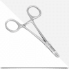 Dermal holding forceps for body piercing